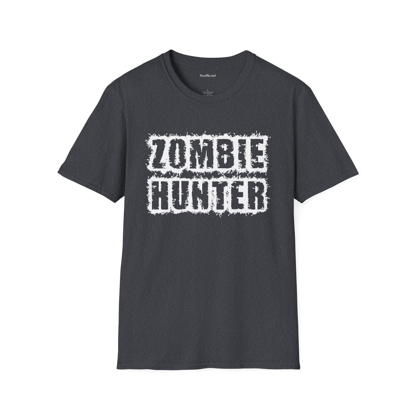 Zombie Hunter Unisex Softstyle T-Shirt 100% Cotton Graphic