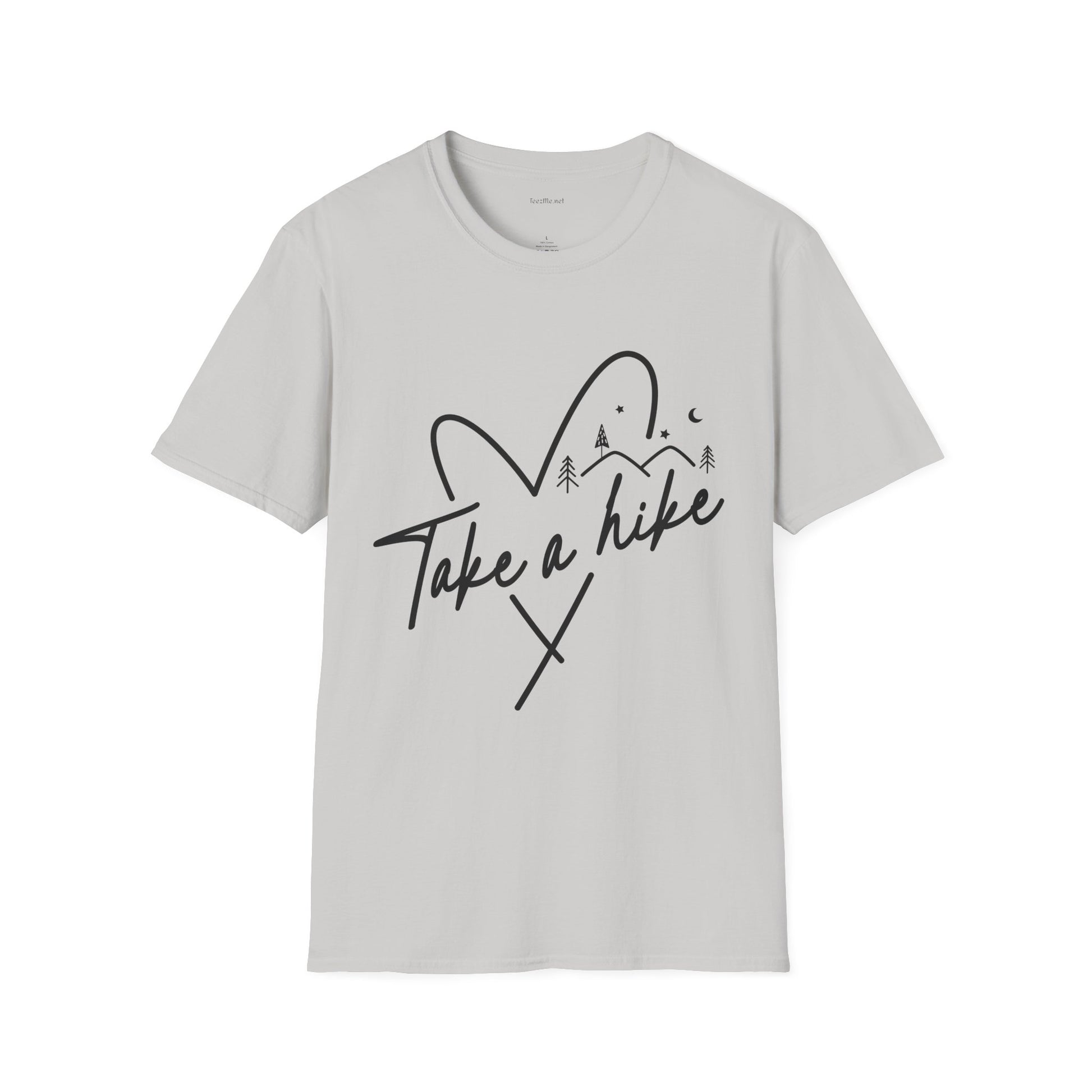 Take a Hike (black) - Unisex Softstyle T-Shirt 100% Cotton Graphic