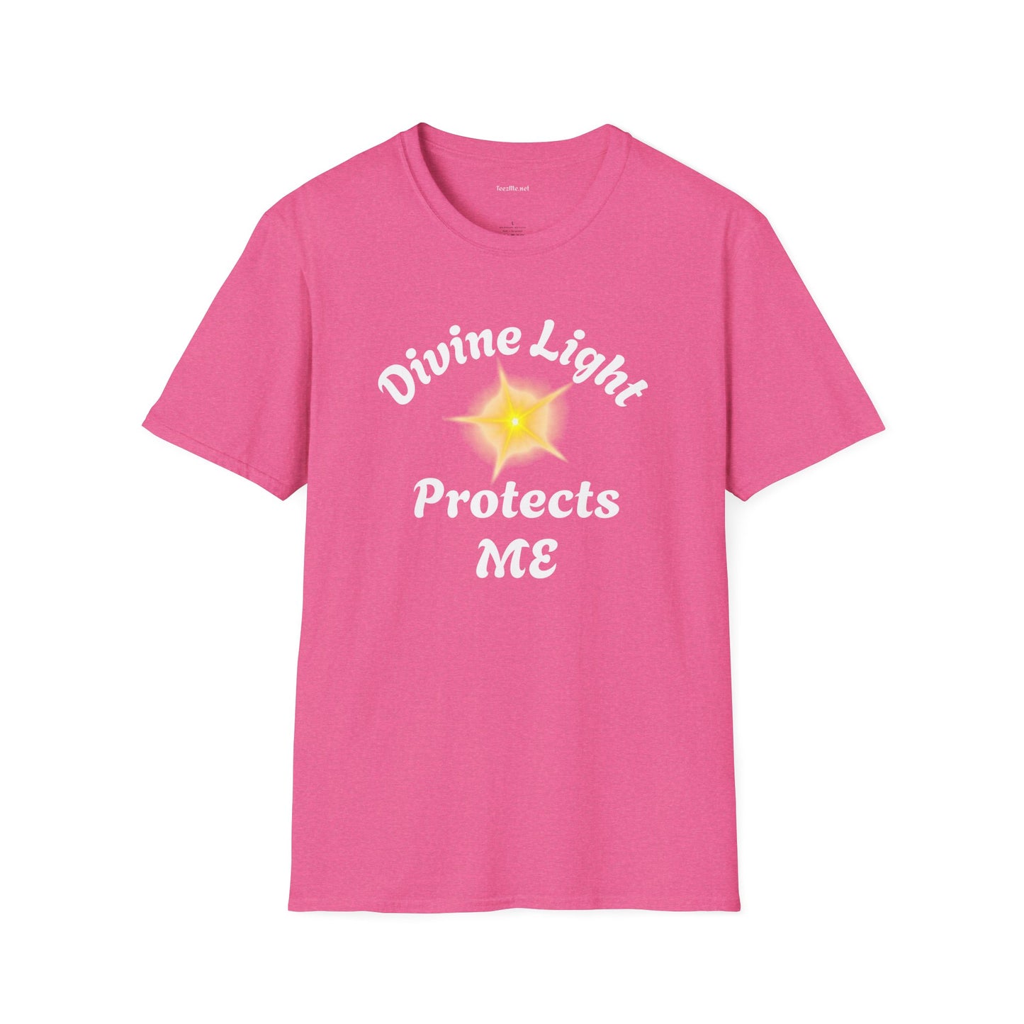 Divine Light Protects ME - Unisex Softstyle T-Shirt 100% Cotton Graphic