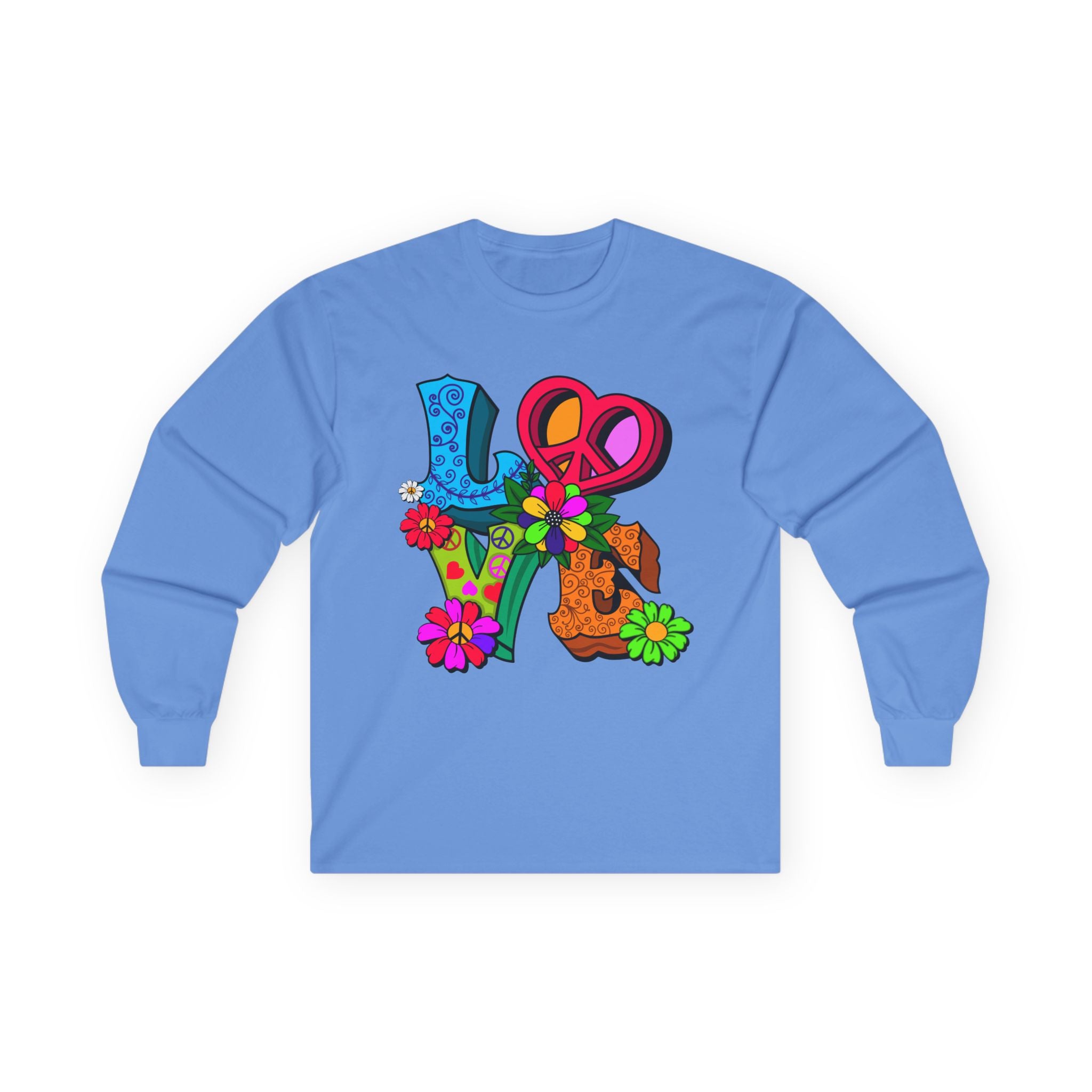 Love Peace Unisex Ultra Cotton Long Sleeve Tee