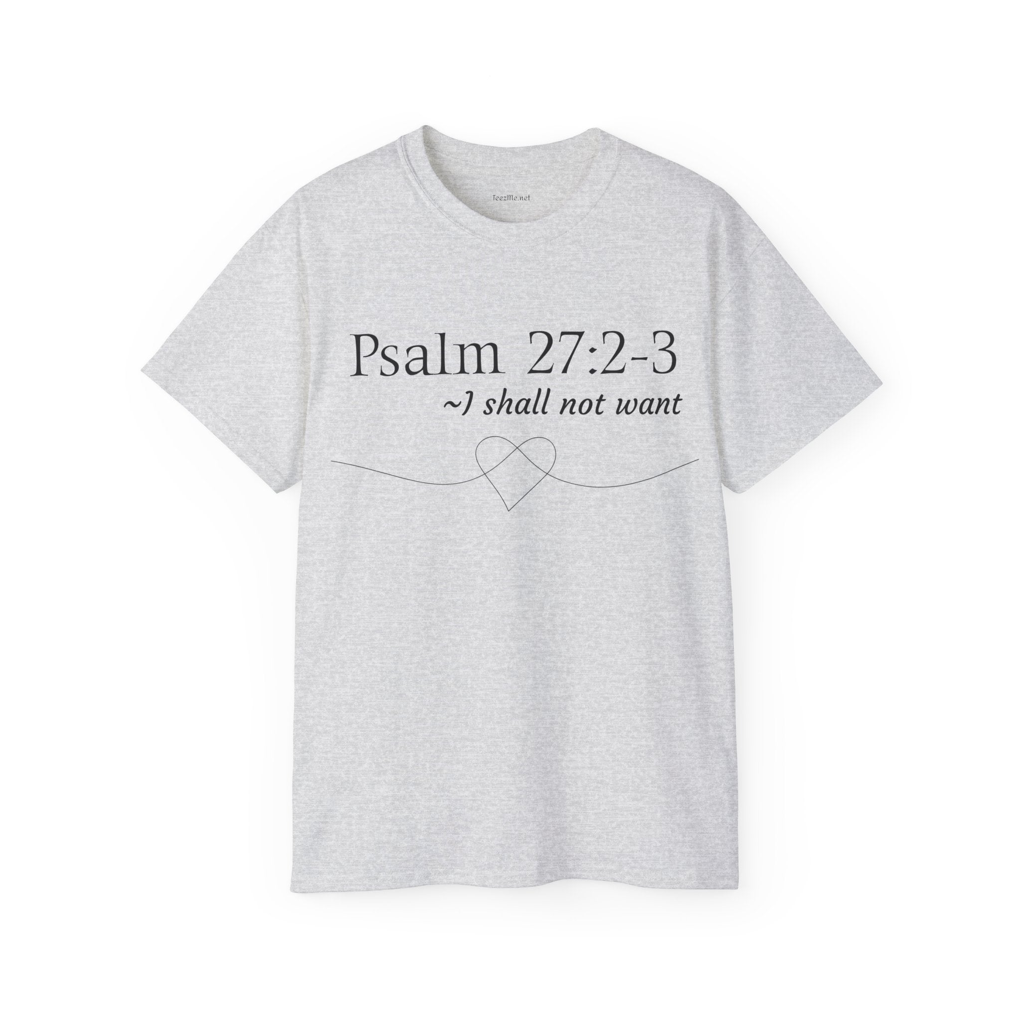 Psalm 27:2-3 - Unisex Ultra Cotton Tee