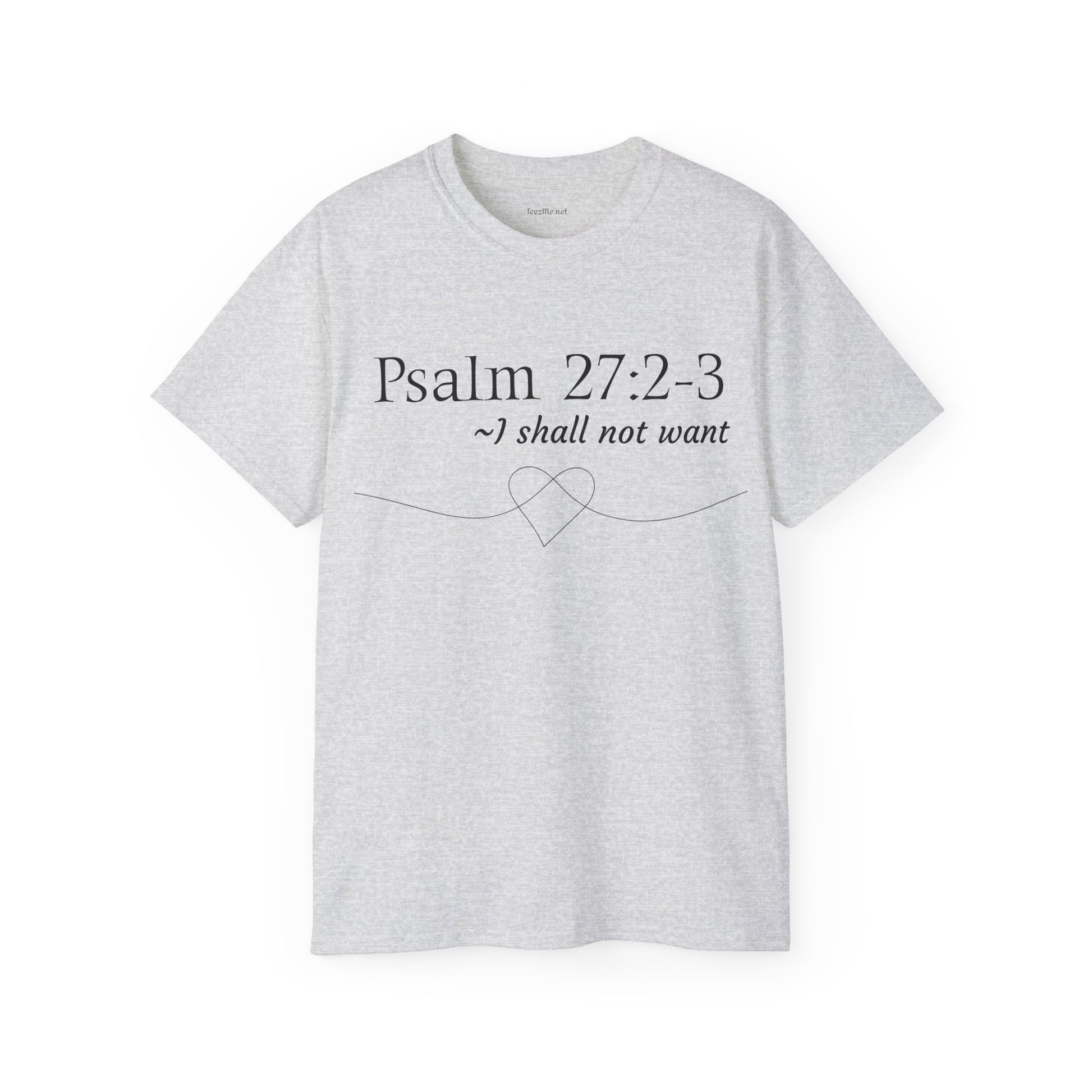 Psalm 27:2-3 - Unisex Ultra Cotton Tee