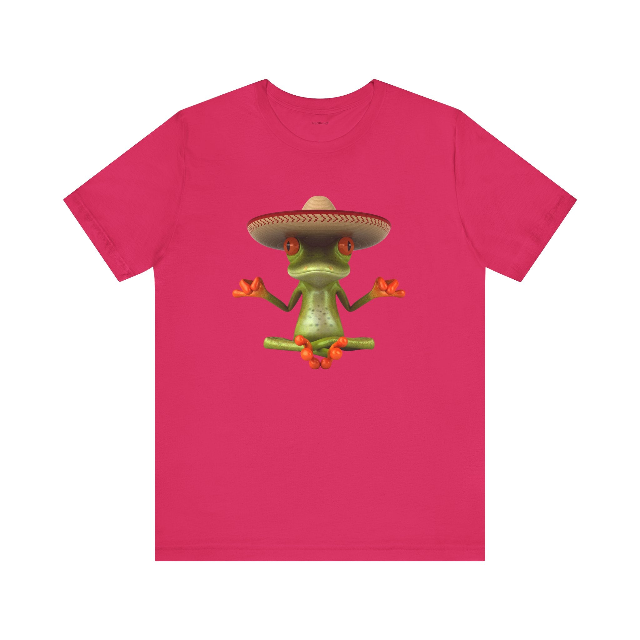 Frog Meditating - Unisex Jersey Short Sleeve Tee