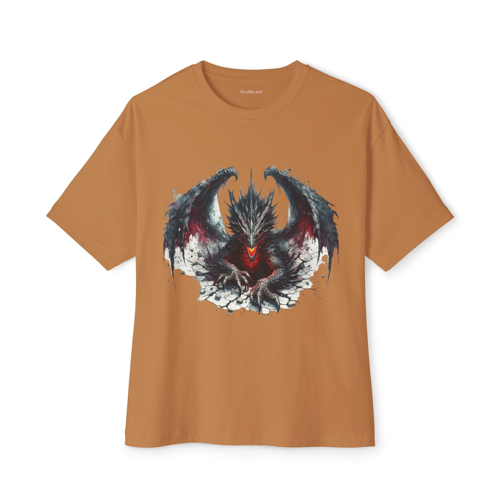 Goth Dragon1 - Unisex Oversized Boxy Tee