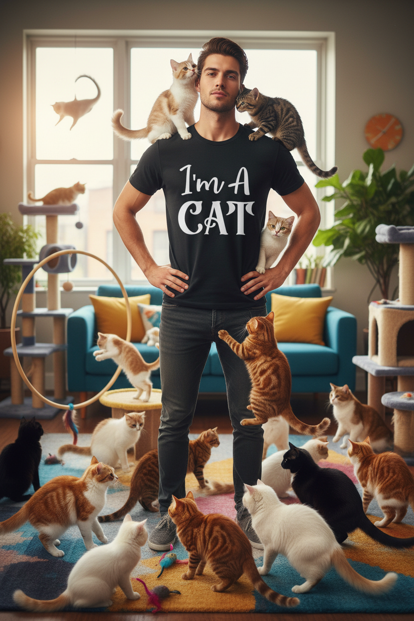 I'm A Cat T-Shirt — Cute Cat Lover Graphic Tee