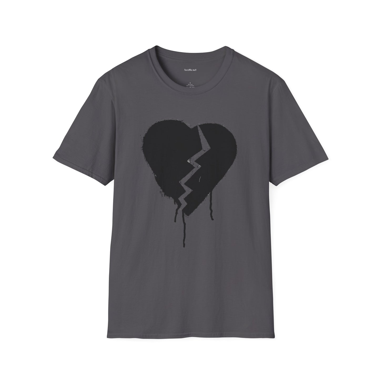 Broken Heart  - Unisex Softstyle T-Shirt 100% Cotton Graphic