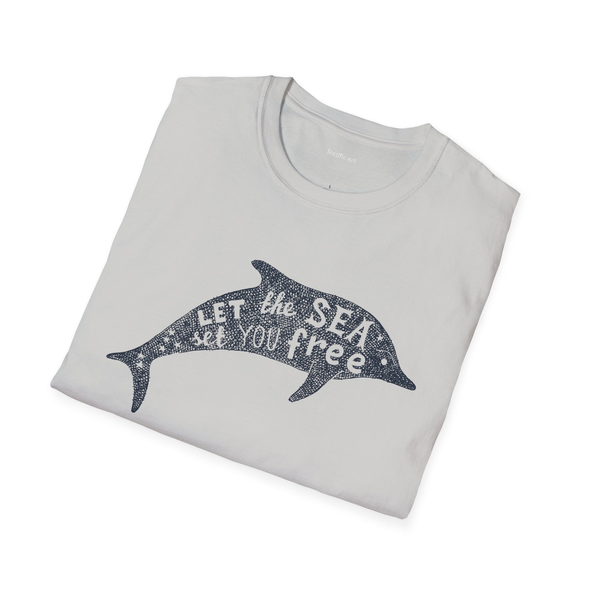 Let the sea - Unisex Softstyle T-Shirt 100% Cotton Graphic