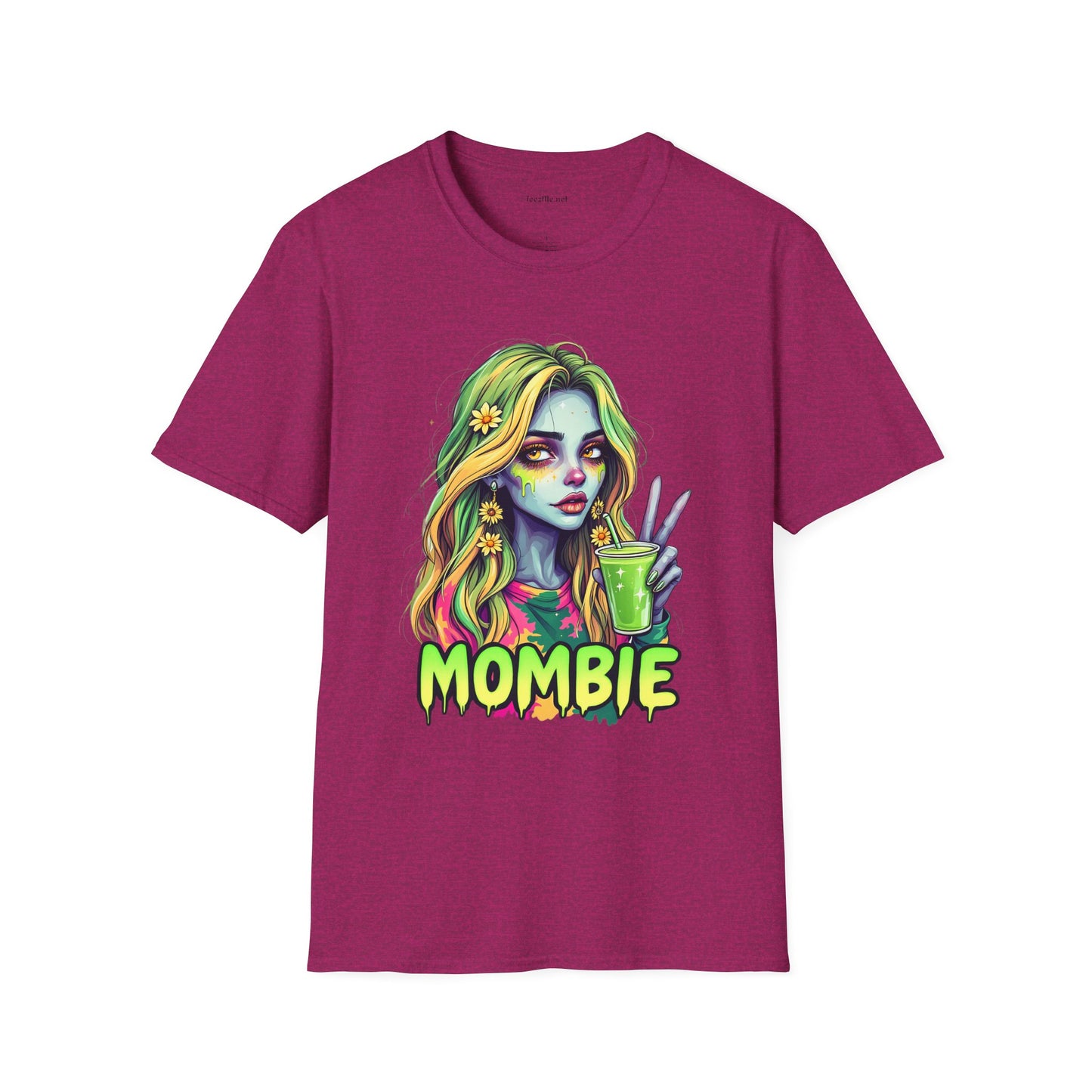 Mombie Unisex Softstyle T-Shirt 100% Cotton Graphic