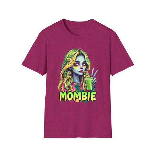 Mombie Unisex Softstyle T-Shirt 100% Cotton Graphic