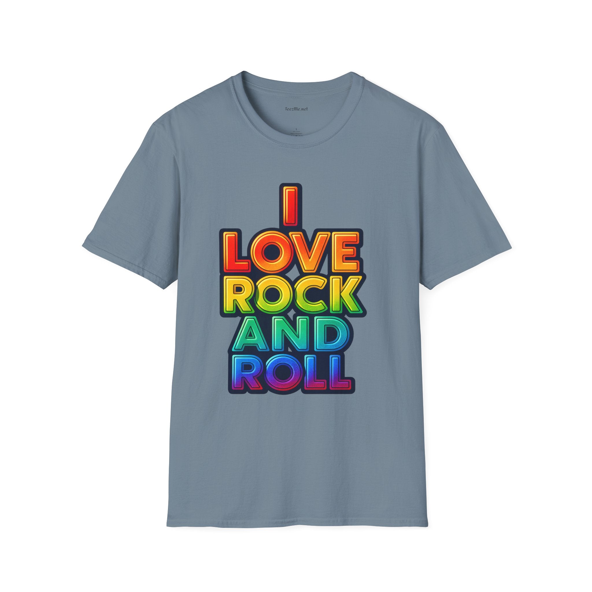 I Love Rock and Roll Unisex SoftStyle T-Shirt 100% Cotton