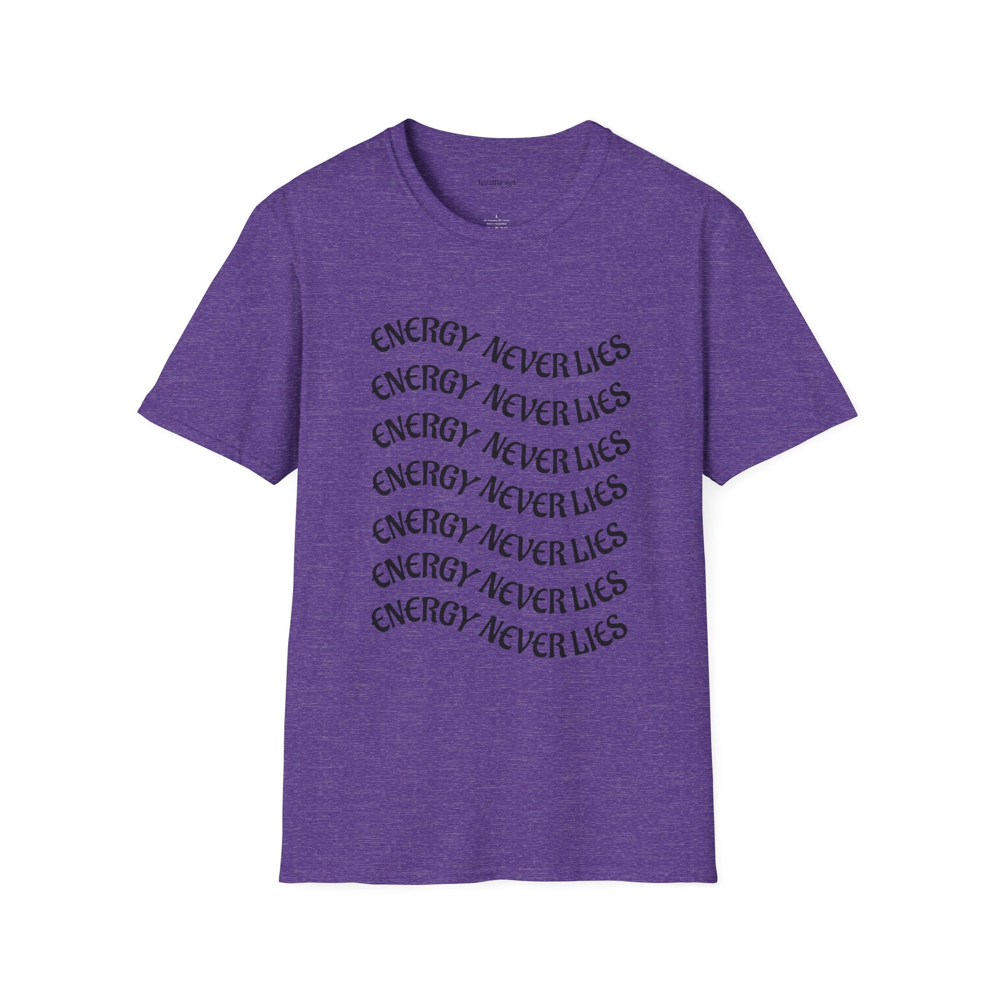 Energy Never Lies - Unisex Softstyle T-Shirt 100% Cotton Graphic
