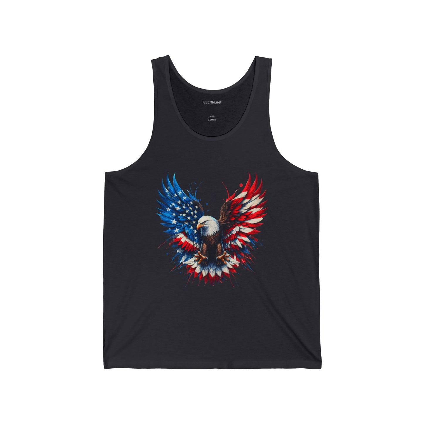 Patriotic Eagle - Unisex Jersey Tank