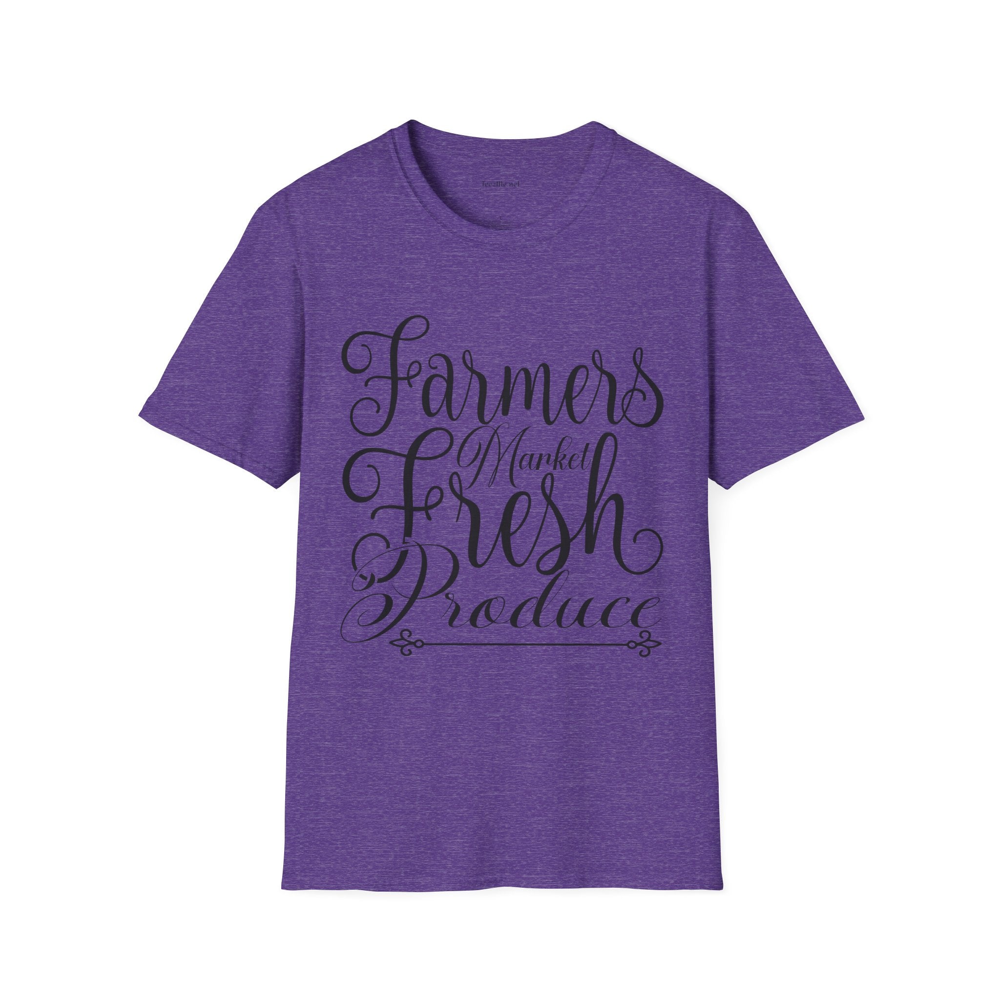 Farmers Market Fresh Produce Unisex Soft Style T-Shirt 100% Cotton Graphic