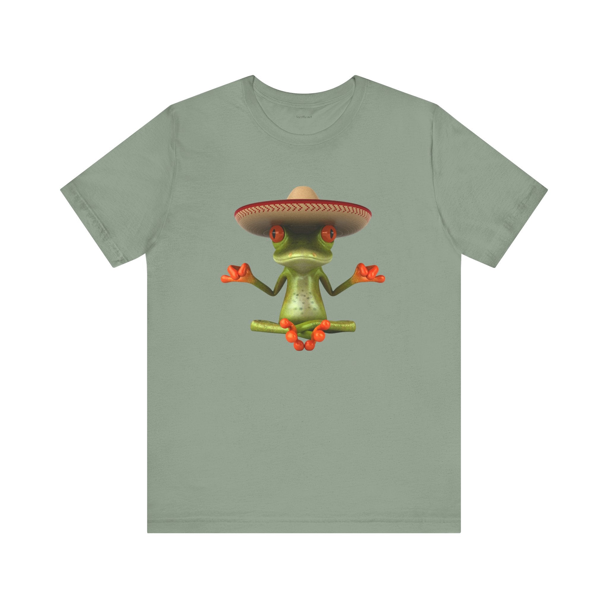 Frog Meditating - Unisex Jersey Short Sleeve Tee
