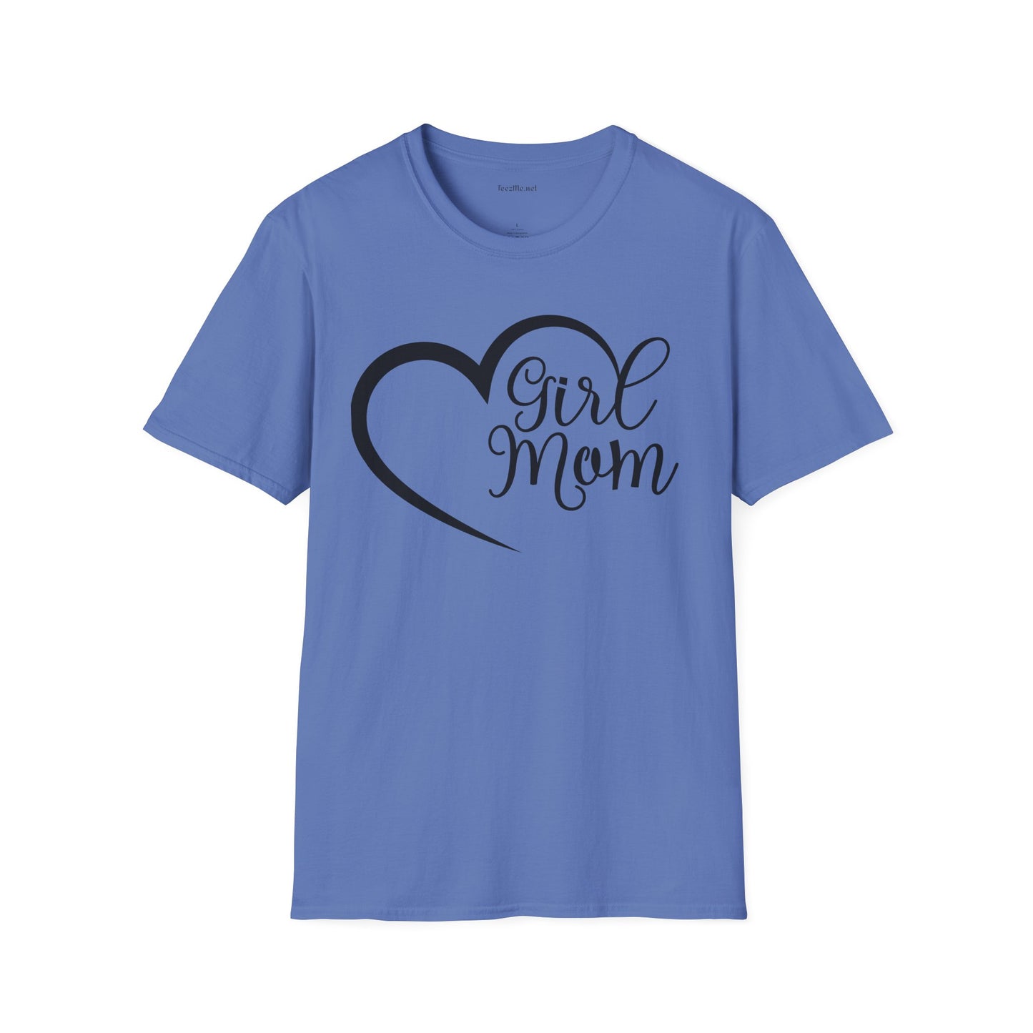 Girl Mom 01 Unisex SoftStyle T-Shirt 100% Cotton Graphic