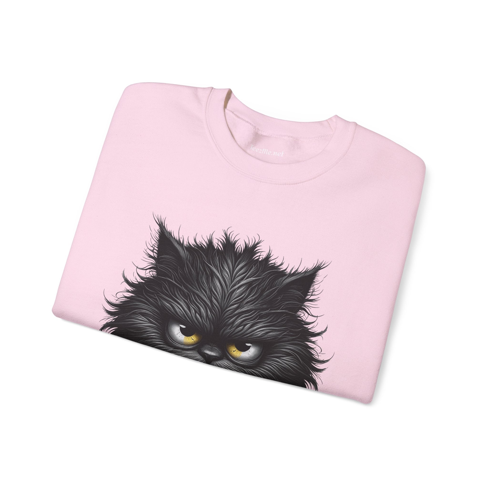 Adorable Grumpy Cat Unisex Heavy Blend™ Crewneck Sweatshirt Graphic