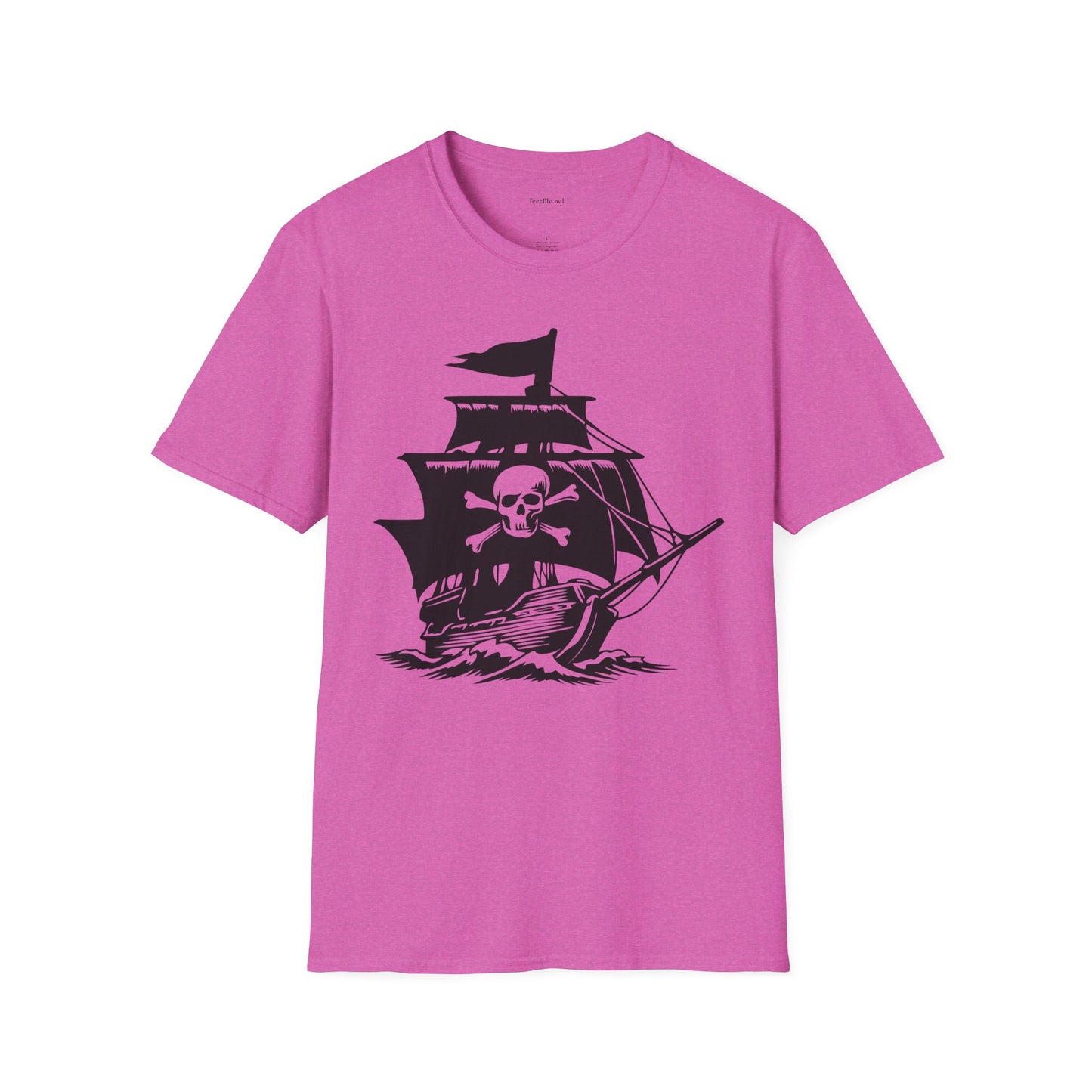 Pirate Ship  - Unisex Softstyle T-Shirt 100% Cotton Graphic