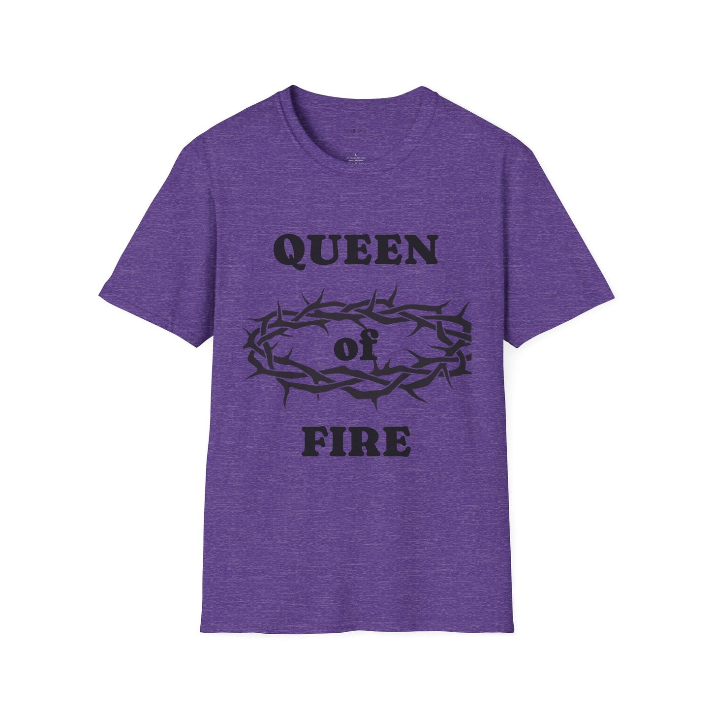 Queen of Fire - Unisex Softstyle T-Shirt 100% Cotton Graphic