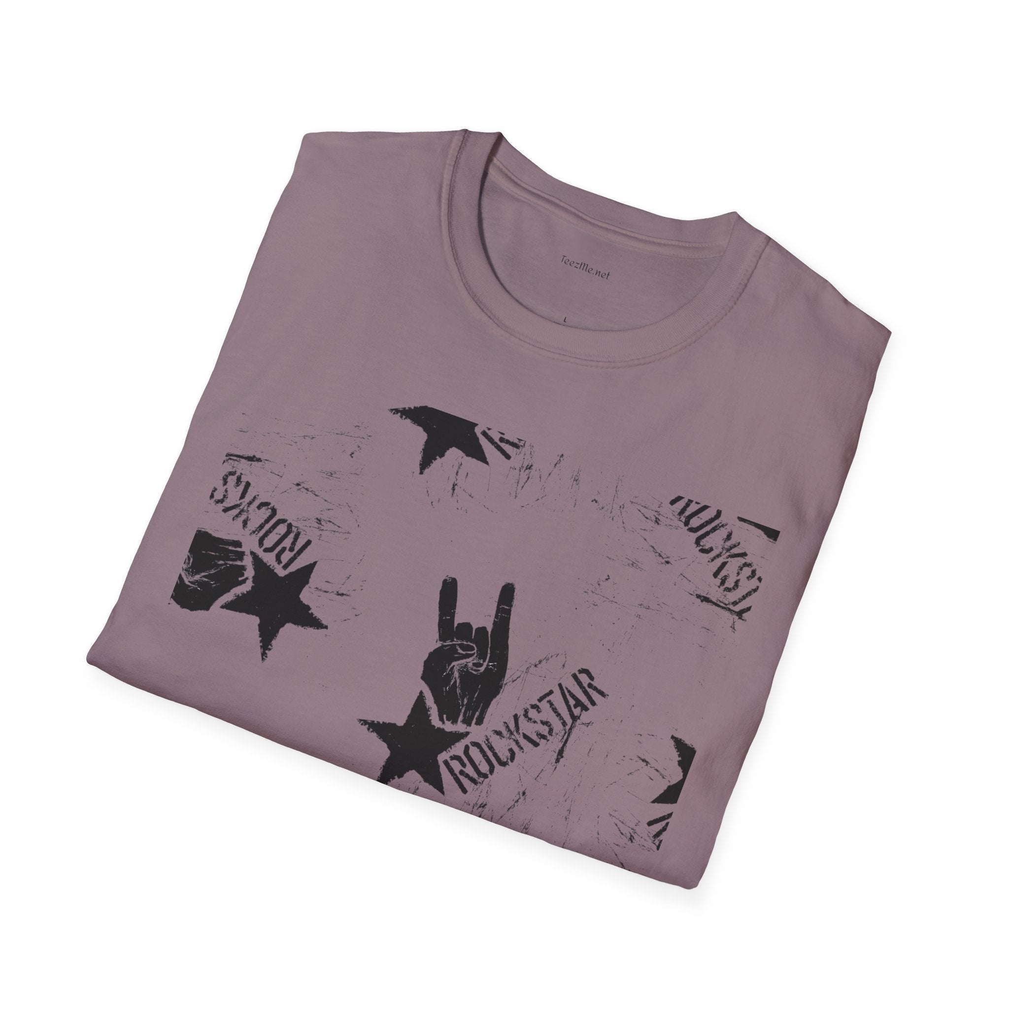 ROCK STAR illustation - Unisex Softstyle T-Shirt 100% Cotton Graphic