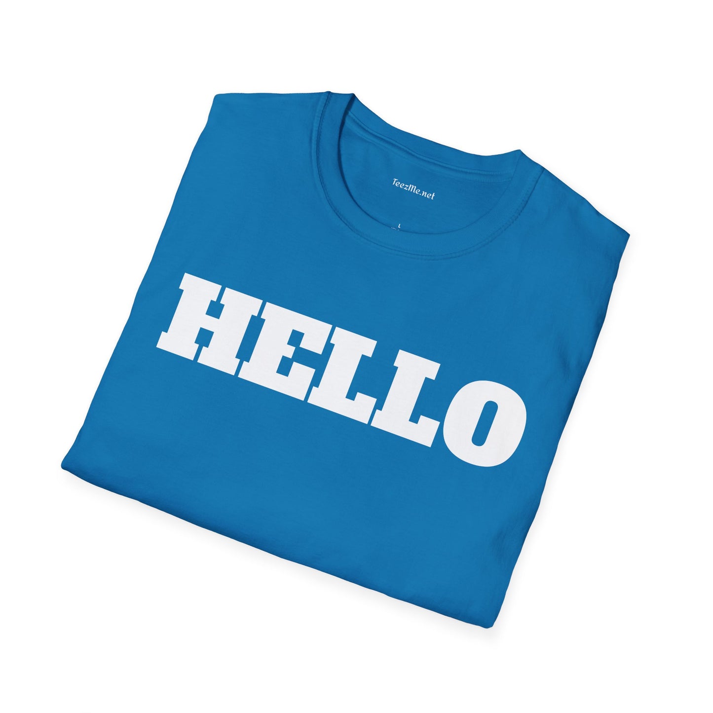 HELLO - Unisex Softstyle T-Shirt 100% Cotton Graphic
