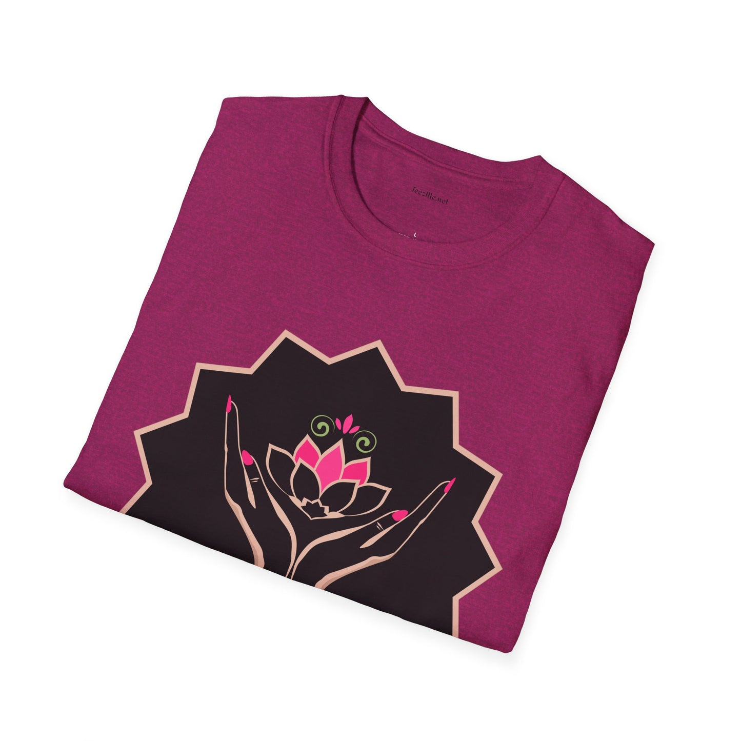 Pink Lotus - Unisex Softstyle T-Shirt 100% Cotton Graphic