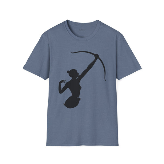 Female Archer Unisex Softstyle T-Shirt 100% Cotton Graphic