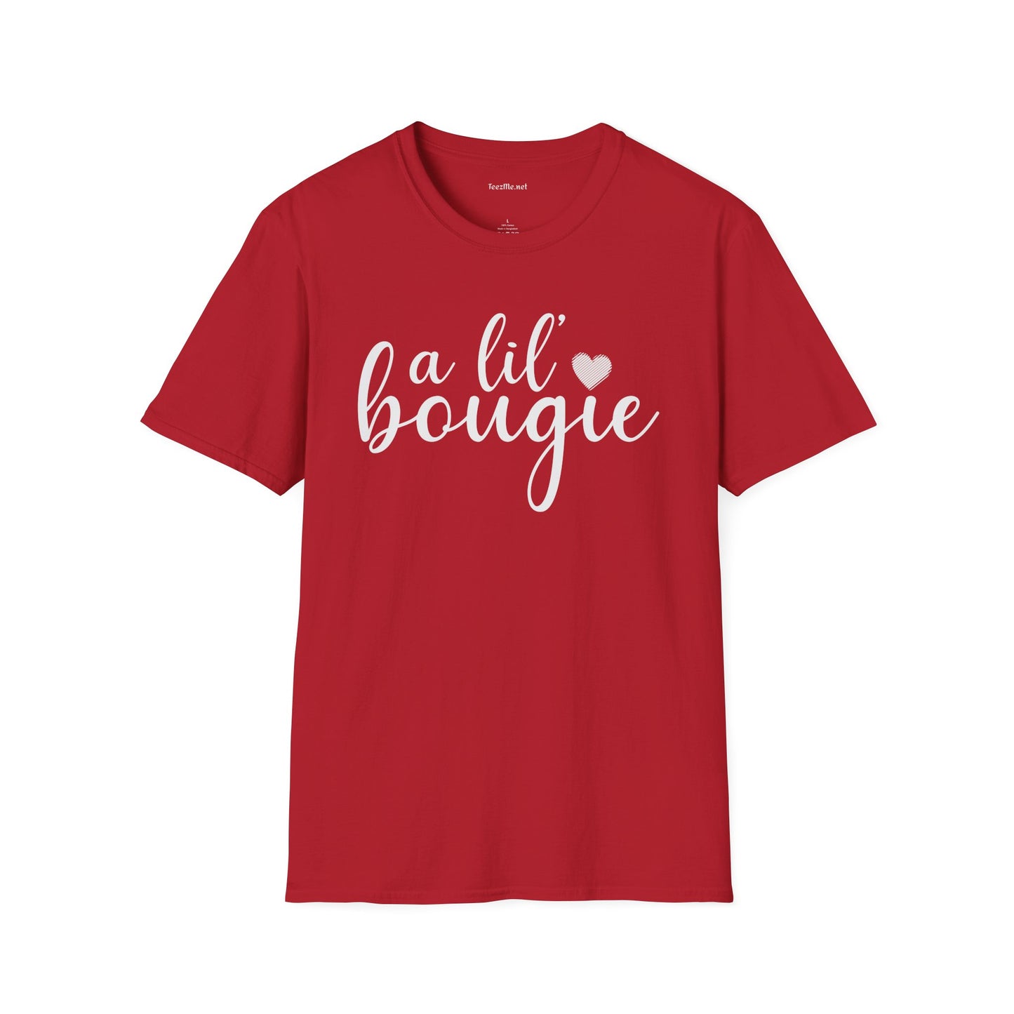 A lil bougie Unisex Softstyle T-Shirt 100% Cotton Graphic
