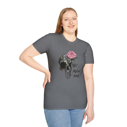 Rebel Soul 1 - Unisex Softstyle T-Shirt 100% Cotton Graphic