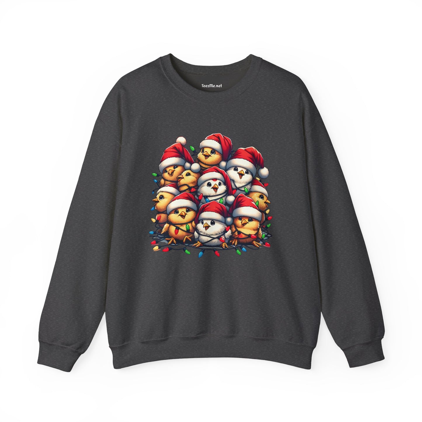 Holiday Chickens Unisex Heavy Blend™ Crewneck Sweatshirt
