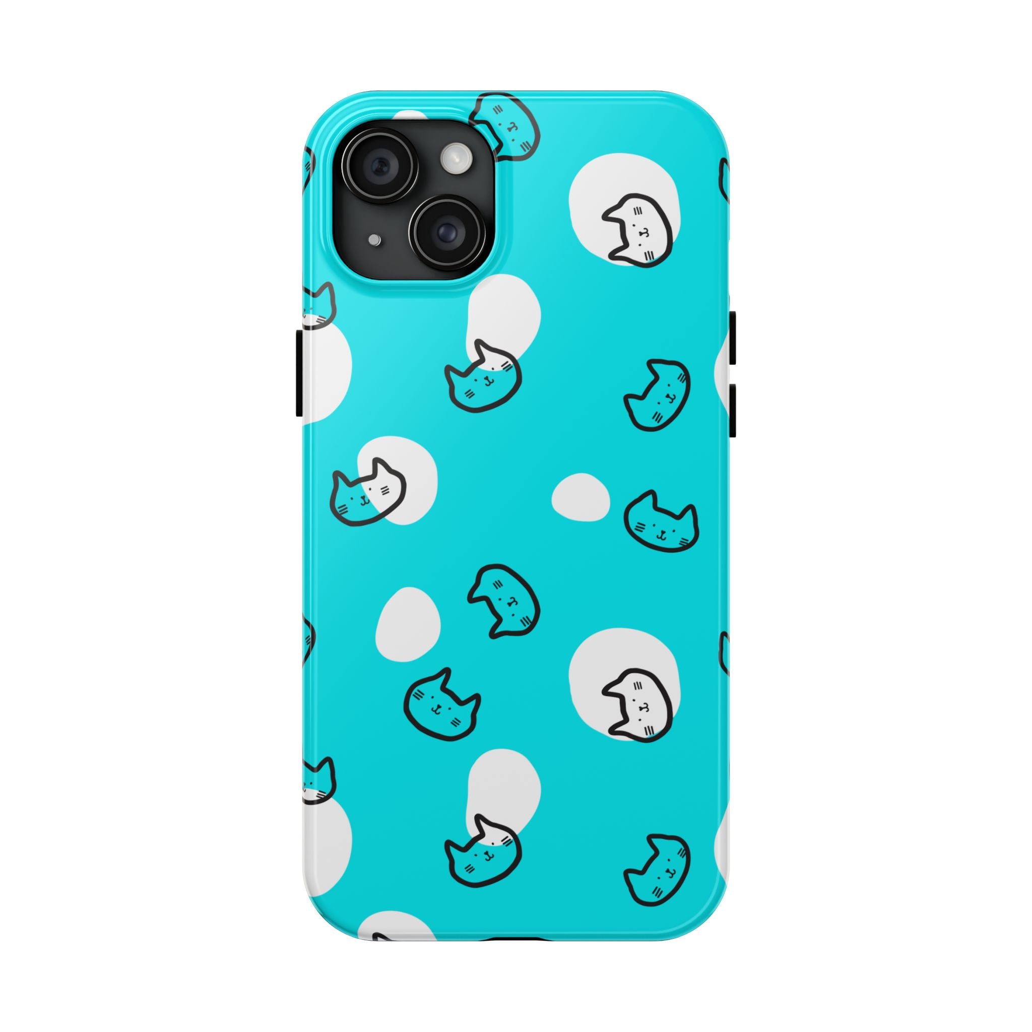 Cute Cat Pattern Cell Phone Case Tough Phone Cases