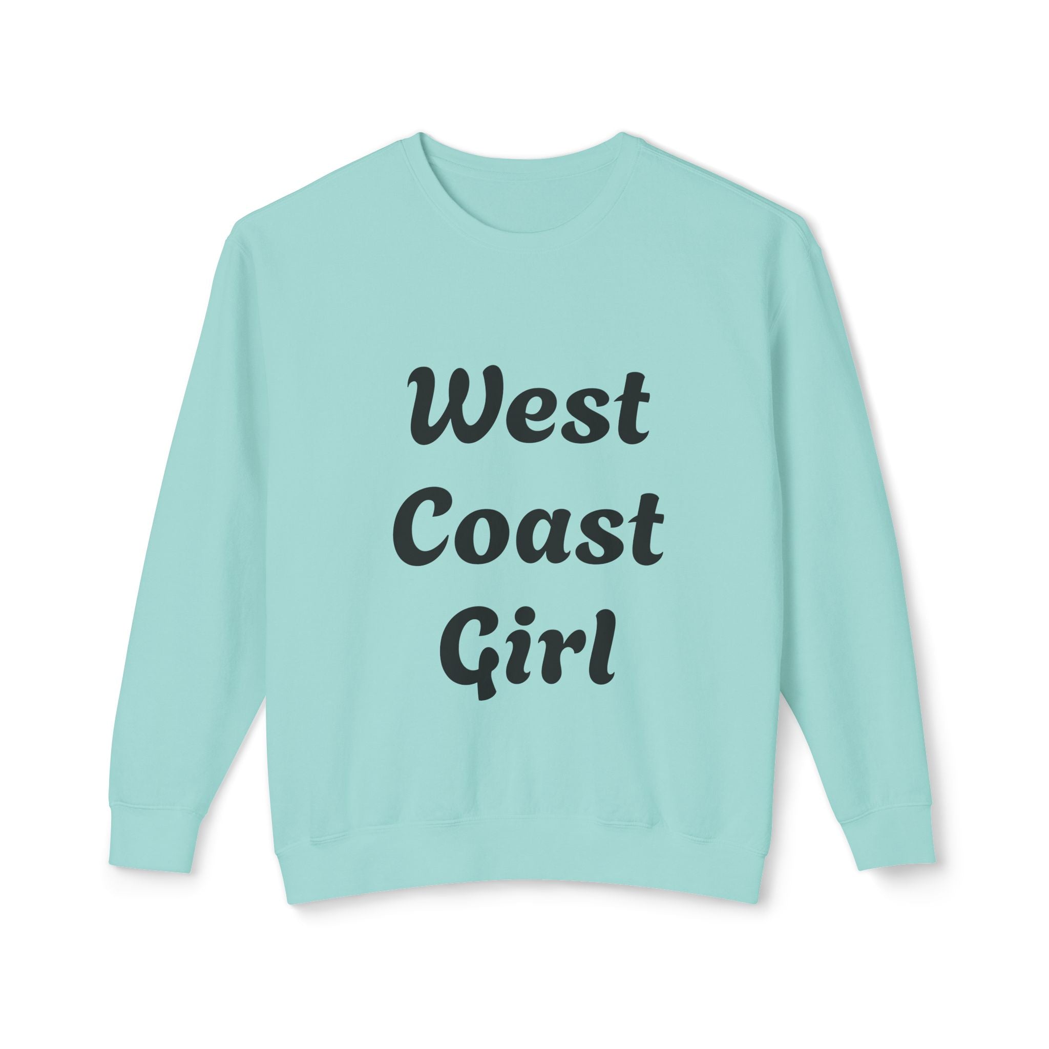 West Coast Girl - Unisex Lightweight Crewneck Sweatshirt