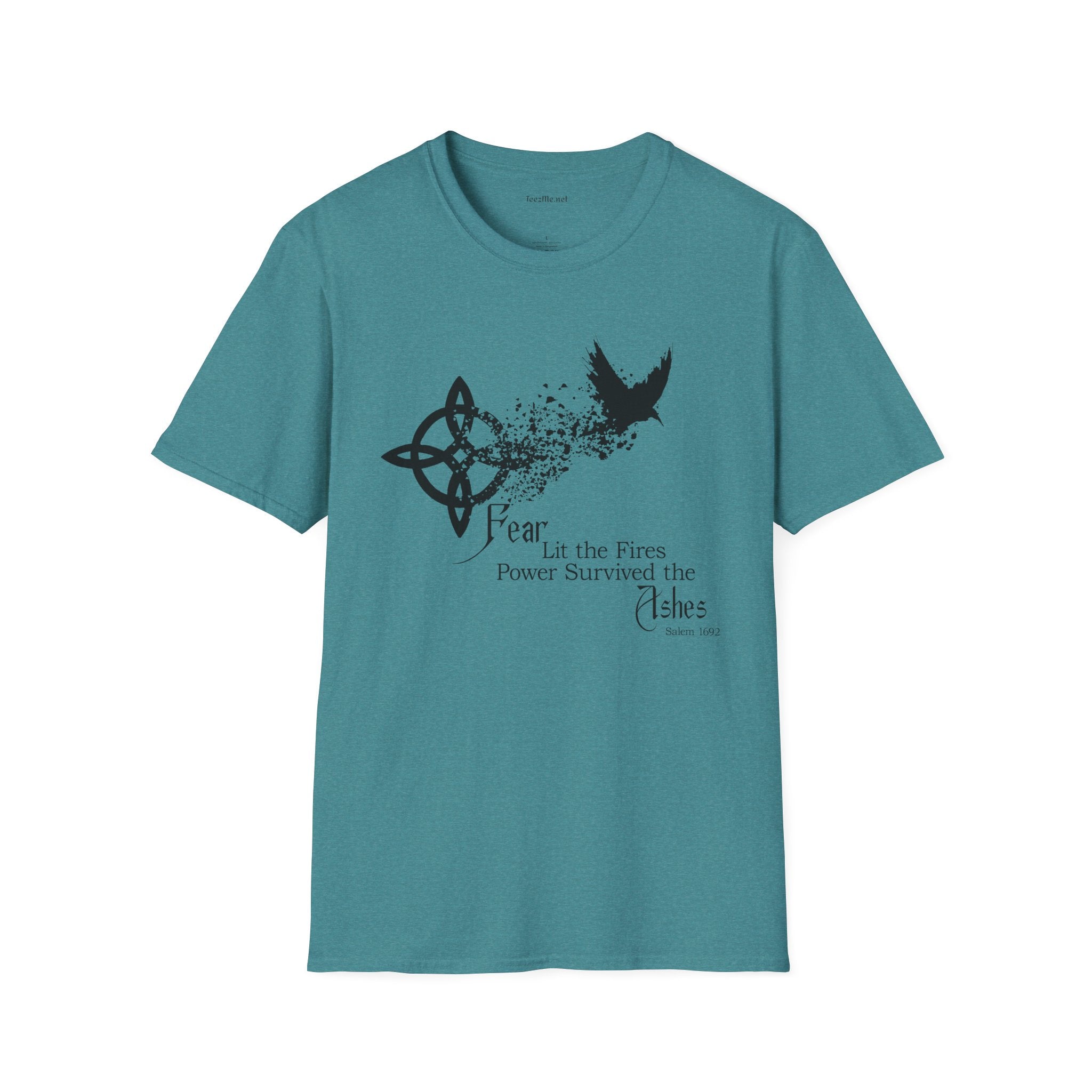 Fear Lit the Fires Unisex SoftStyle T-Shirt 100% Cotton Graphic