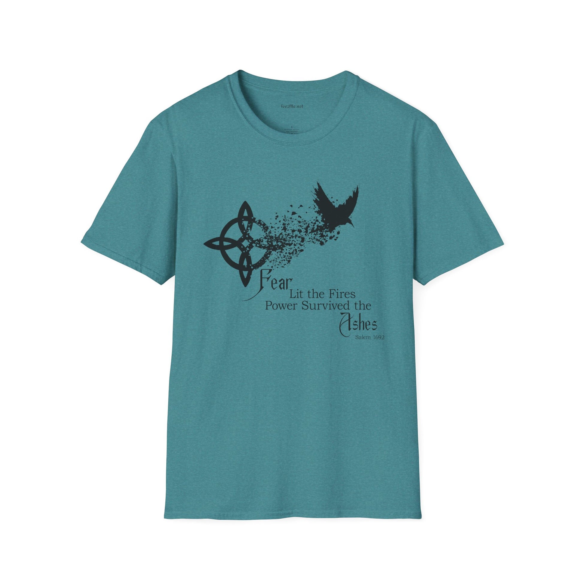 Fear Lit the Fires Unisex SoftStyle T-Shirt 100% Cotton Graphic
