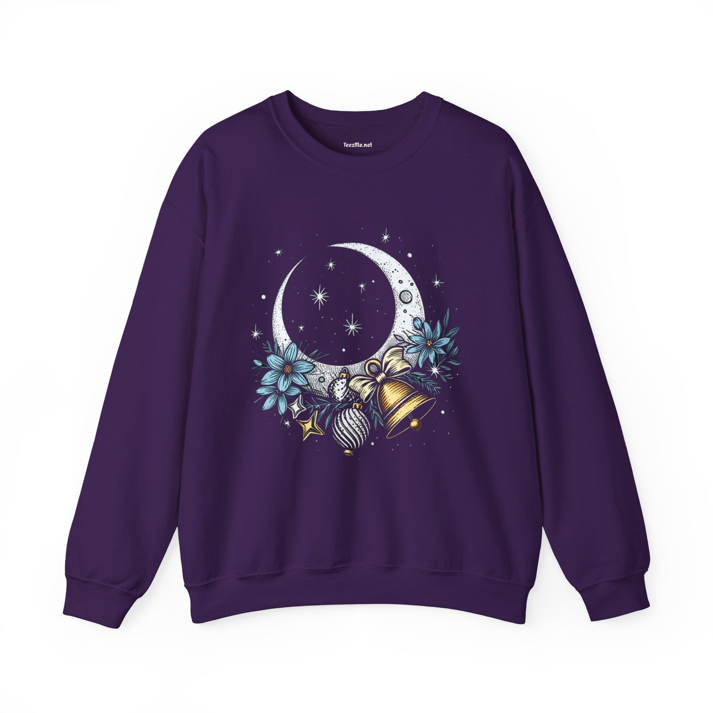 Moon with Ornaments 04 Unisex Heavy Blend™ Crewneck Sweatshirt