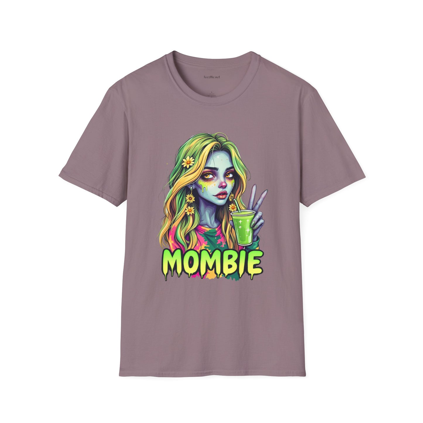 Mombie Unisex Softstyle T-Shirt 100% Cotton Graphic
