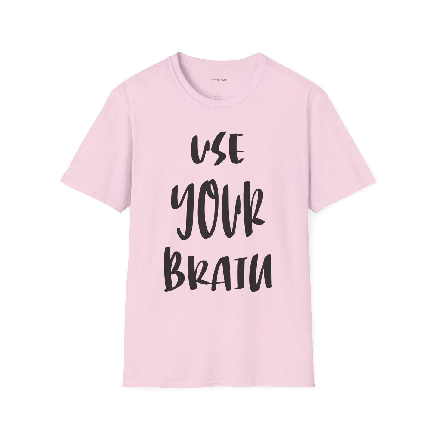 Use Your Brain Unisex Soft Style T-Shirt 100% Cotton Graphic