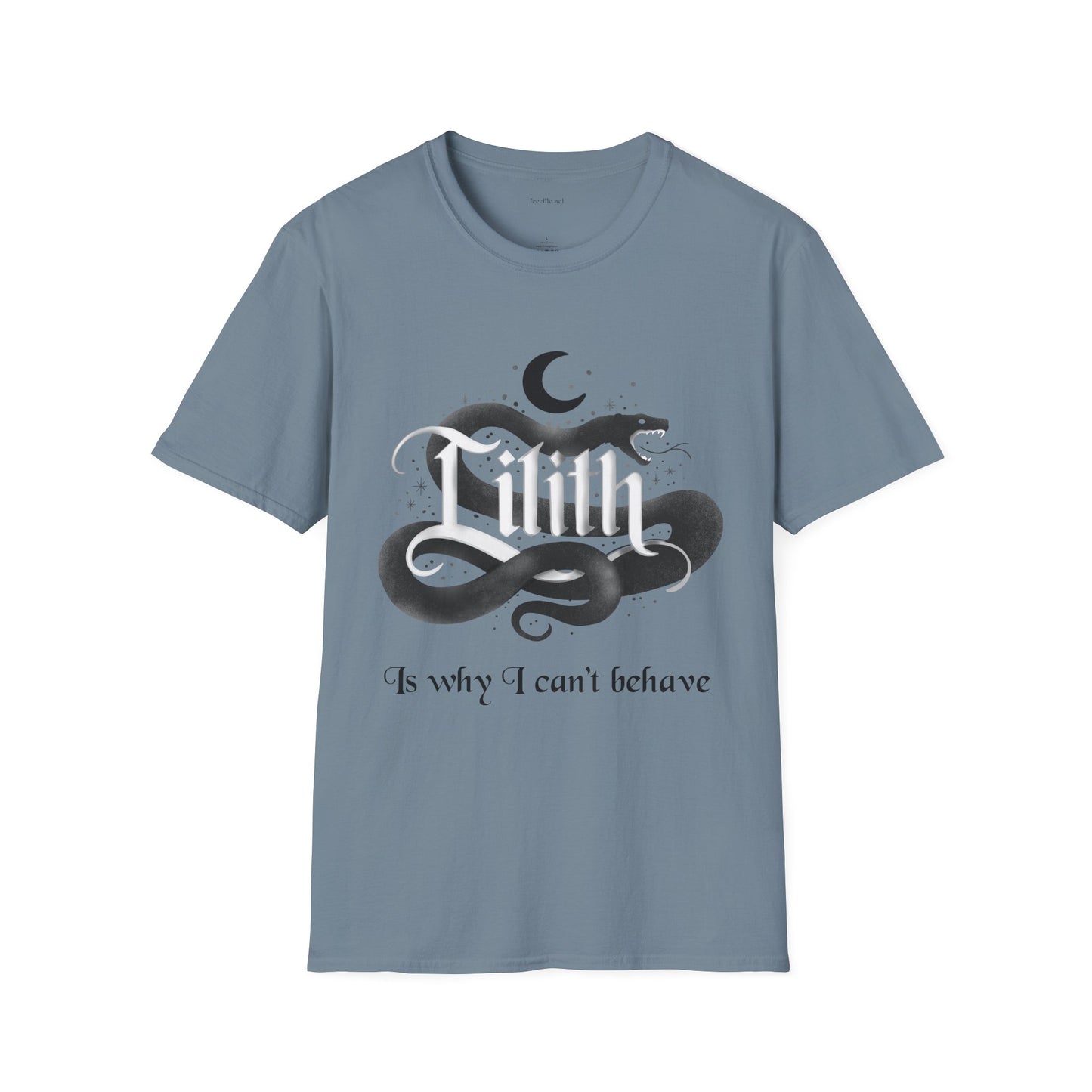 Lilith Is Why I Can't Behave Unisex Softstyle T-Shirt 100% Cotton Graphic