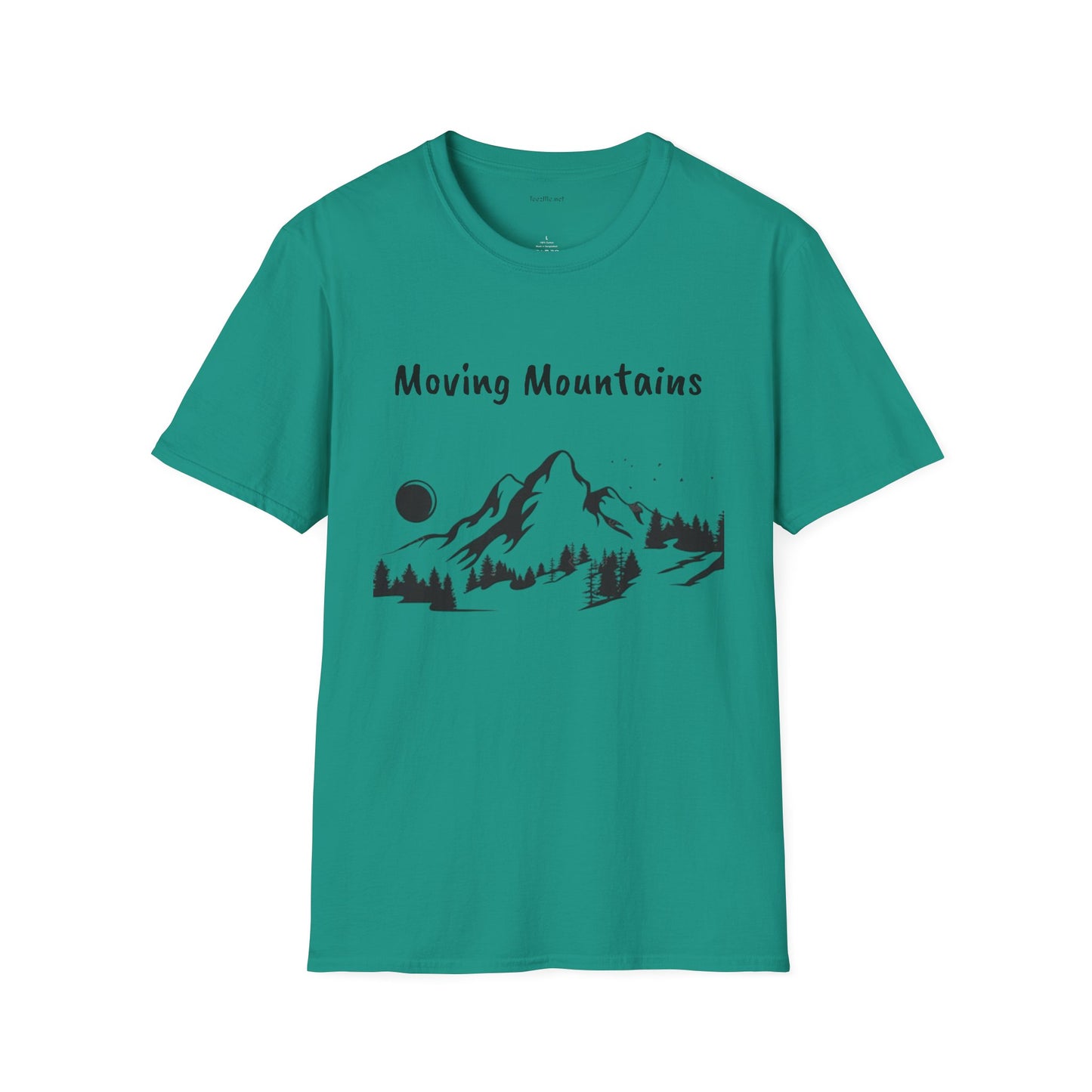 Moving Mountains - Unisex Softstyle T-Shirt 100% Cotton Graphic
