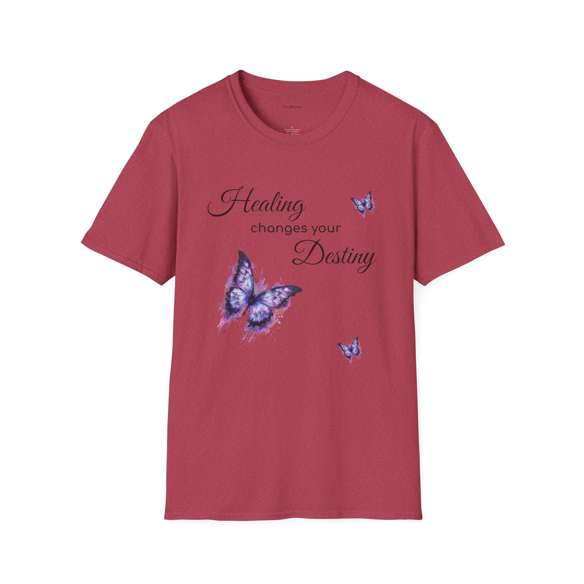 Healing changes your Destiny Unisex Softstyle T-Shirt 100% Cotton Graphic