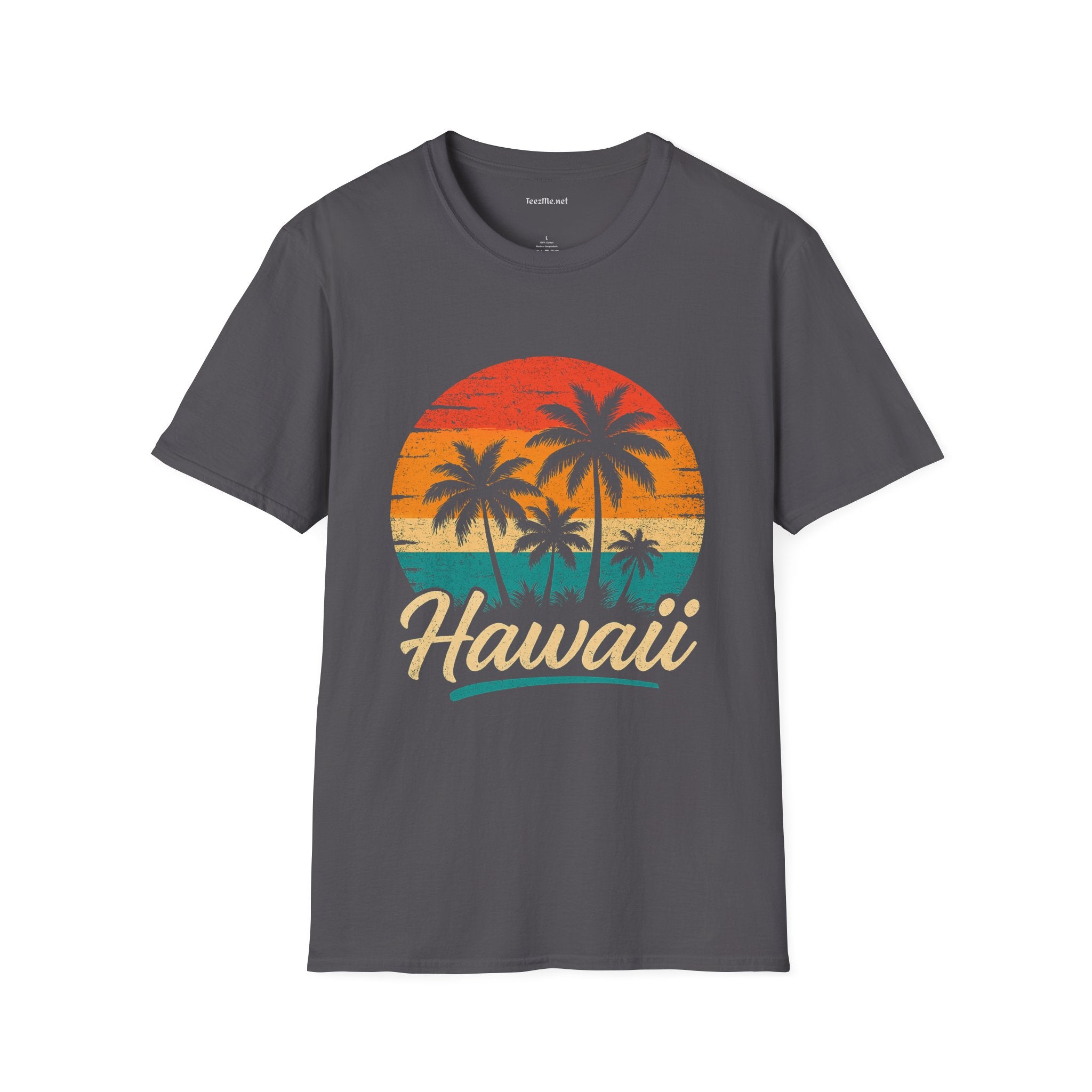 Retro Hawaii Unisex Softstyle T-Shirt 100% Cotton