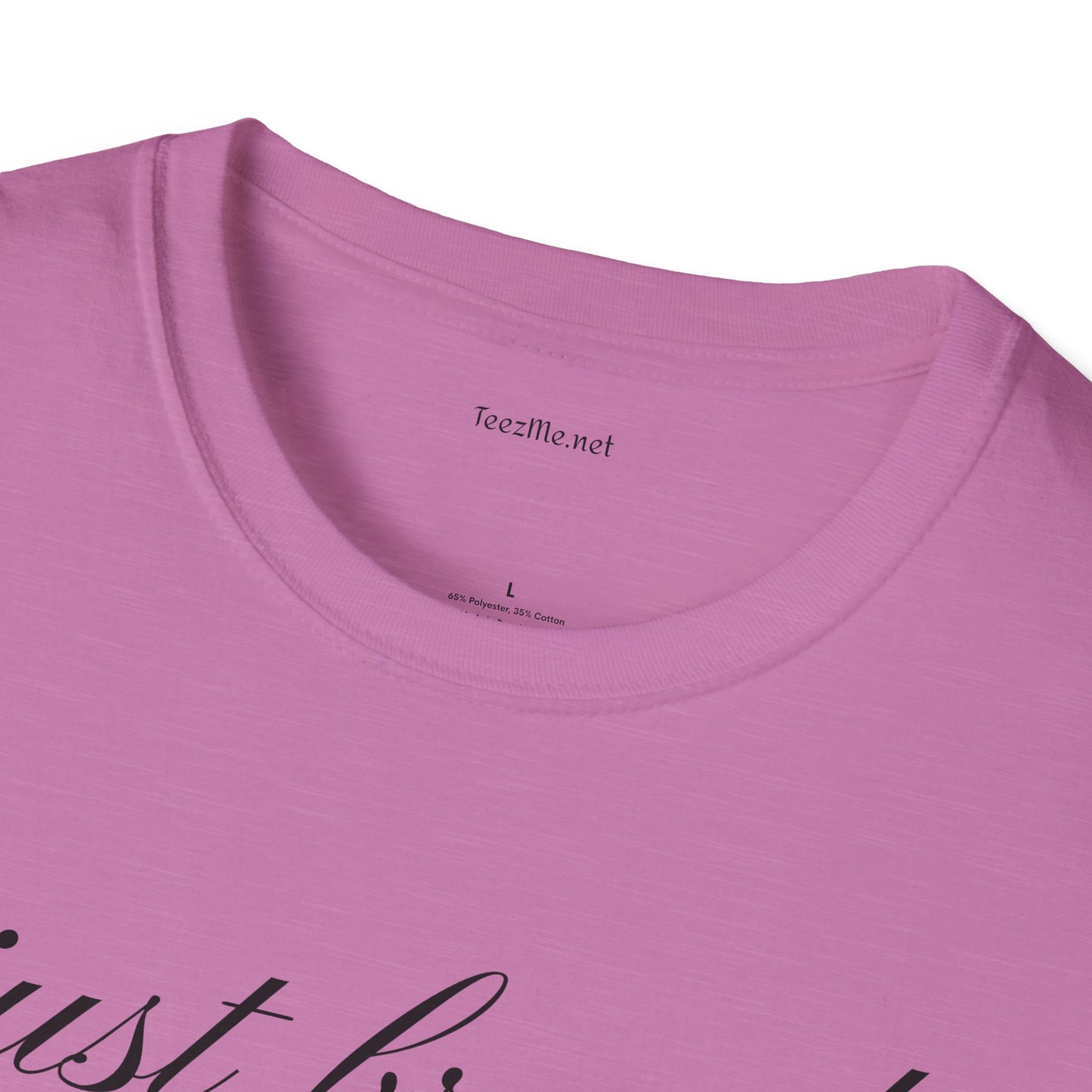 Just breathe - Unisex Softstyle T-Shirt 100% Cotton Graphic
