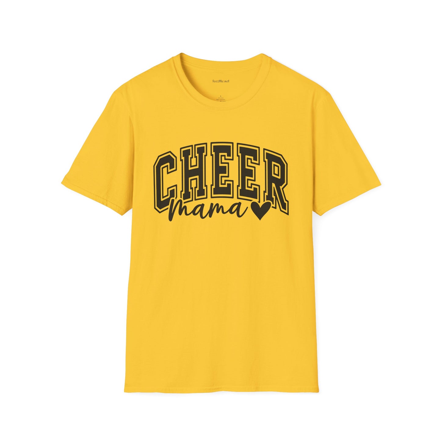 Cheer Mama Unisex Soft Style T-Shirt 100% Cotton Graphic