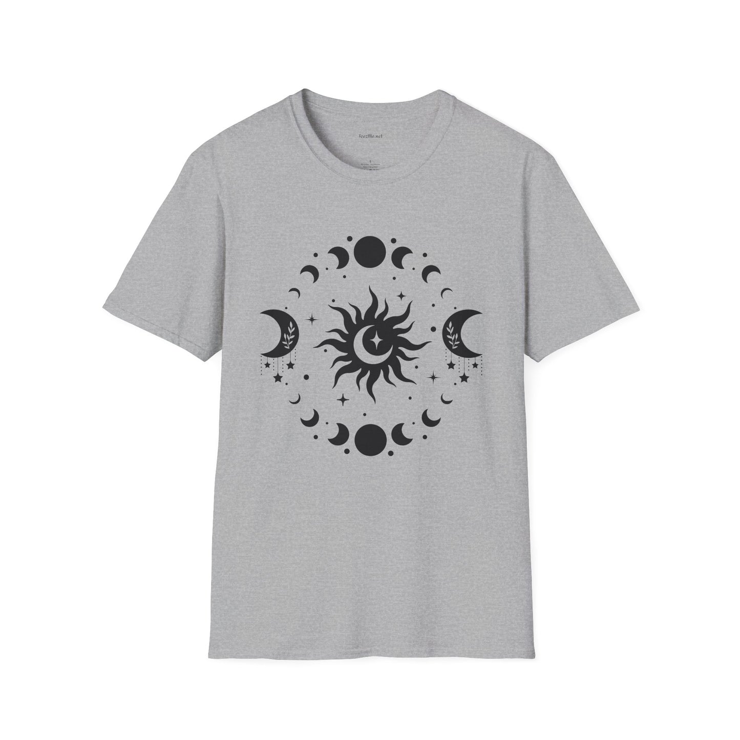 Sun and Moon  - Unisex Softstyle T-Shirt 100% Cotton Graphic
