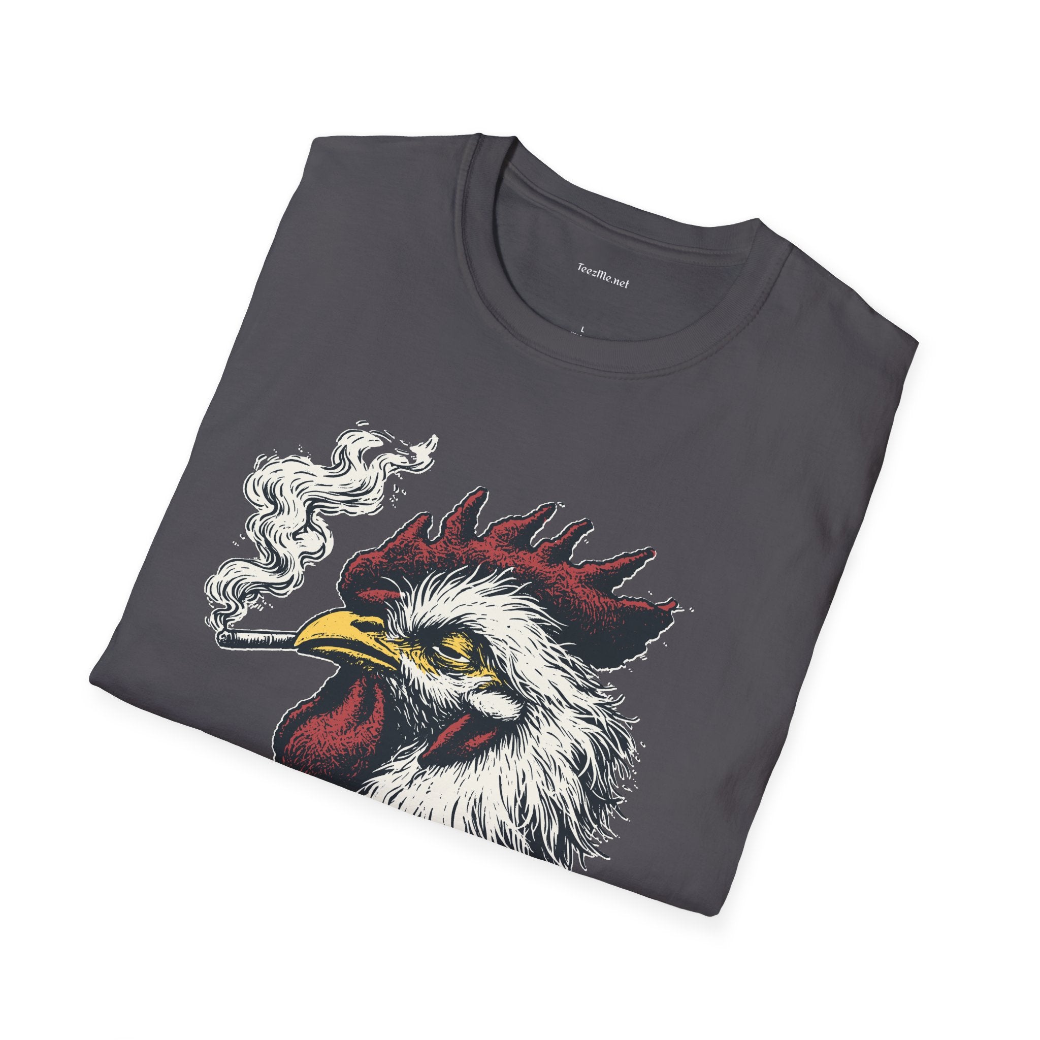 Fried Chicken Weed Unisex Softstyle T-Shirt 100% Cotton Graphic