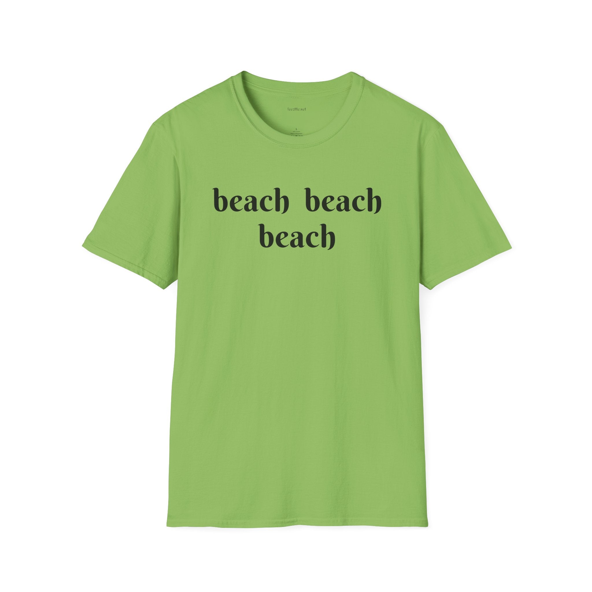 beach beach beach - Unisex Softstyle T-Shirt 100% Cotton Graphic