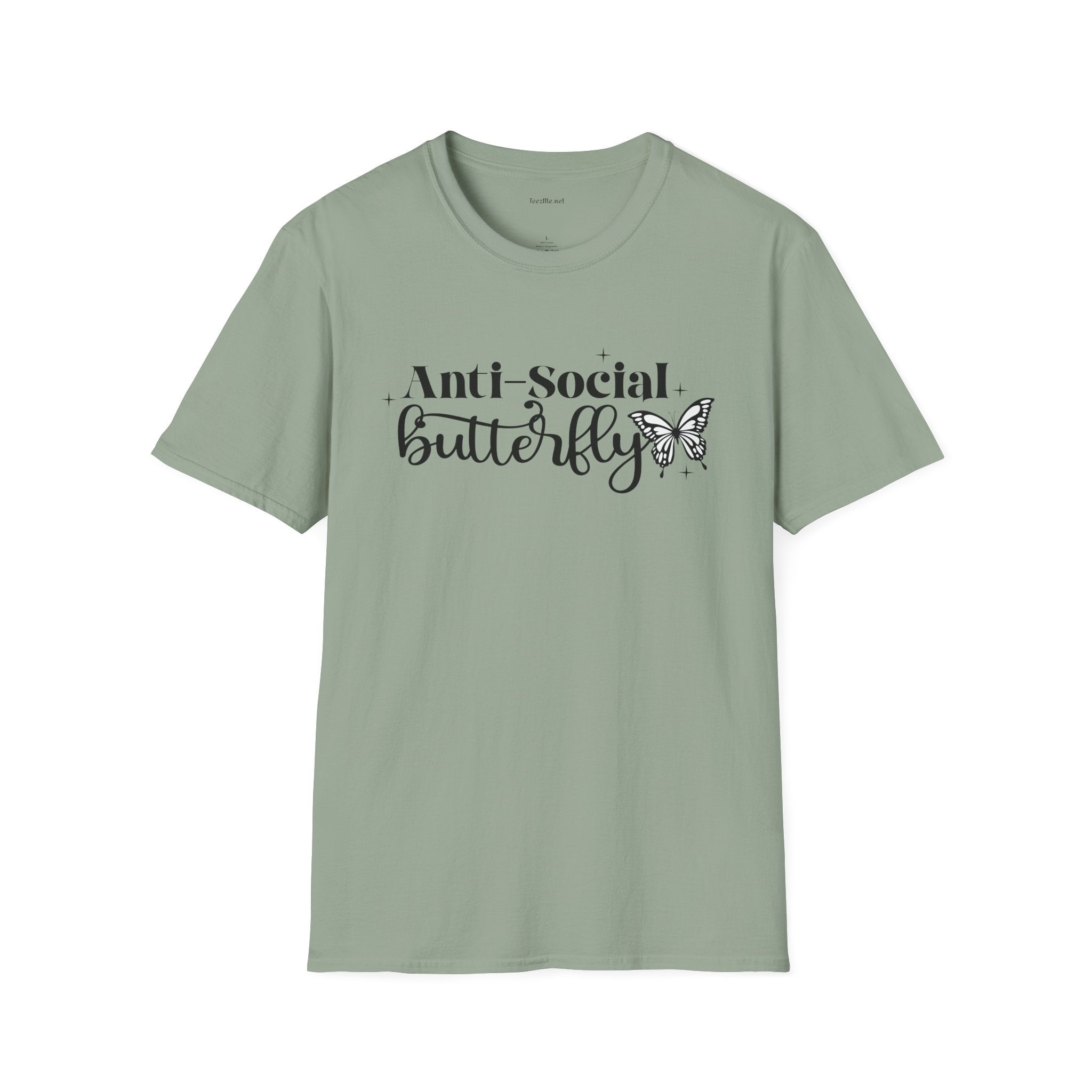 Anti-Social Butterfly T-Shirt — Cute Introvert Graphic Tee