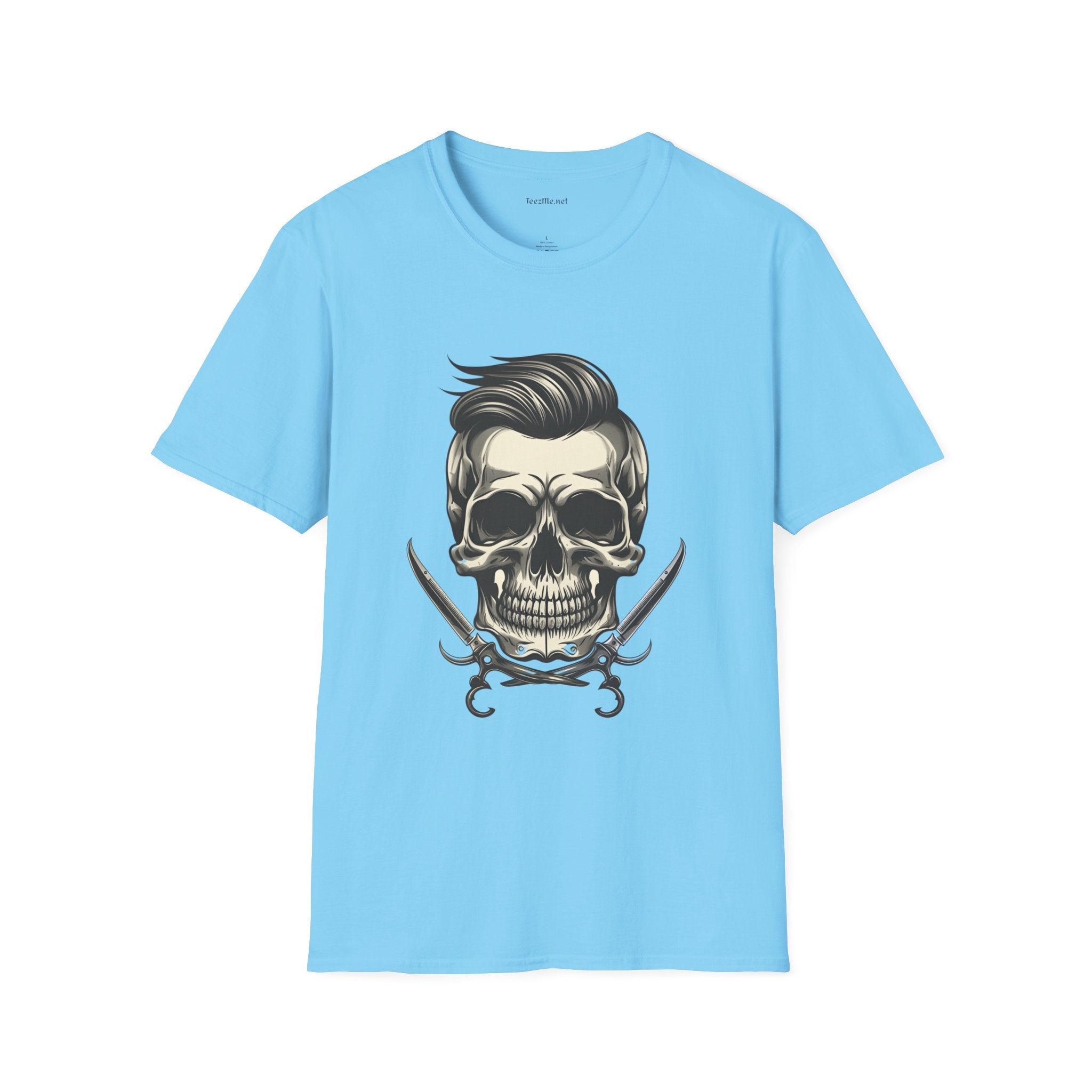 Vintage Hairstylist Unisex Softstyle T-Shirt 100% Cotton Graphic