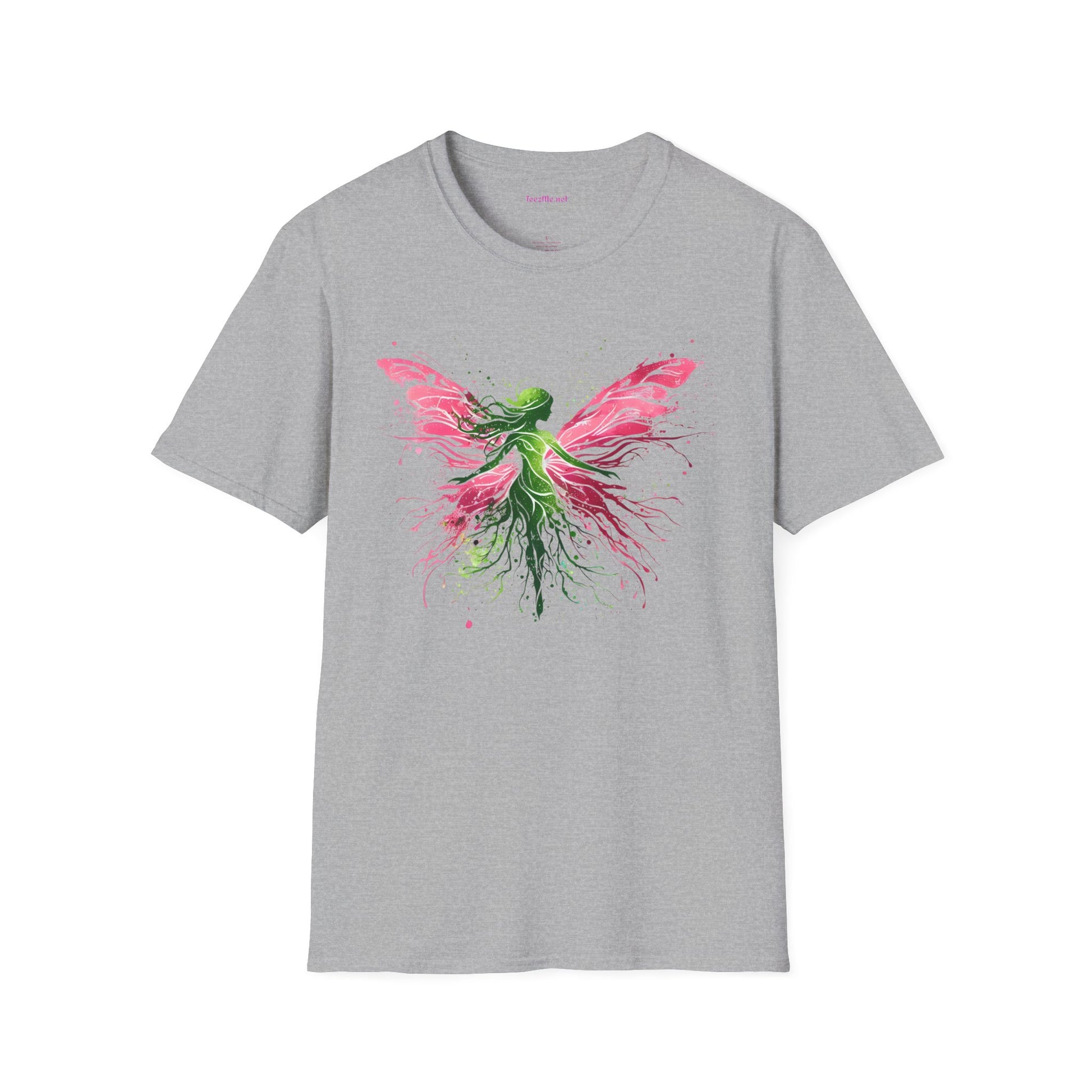 Fairy Garden 02 Unisex SoftStyle T-Shirt 100% Cotton Graphic