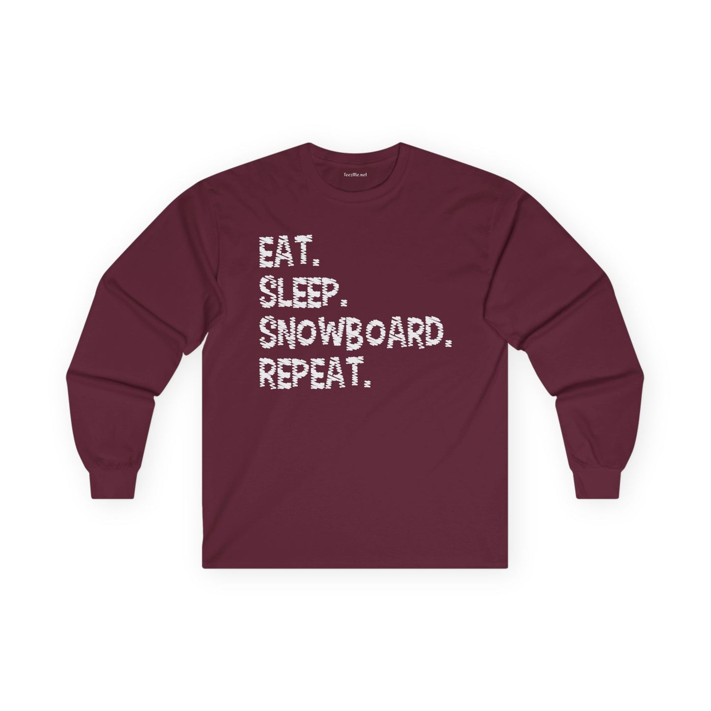 Eat Sleep Snowboard Repeat Unisex Ultra Cotton Long Sleeve Tee