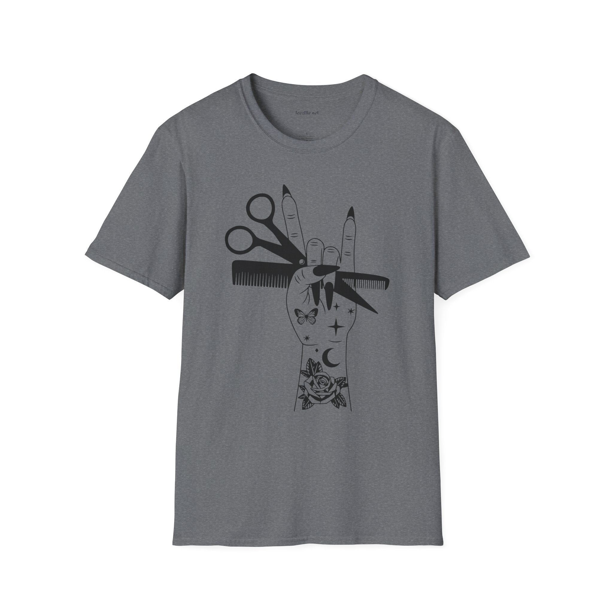 Hairstylist Boho Unisex Softstyle T-Shirt 100% Cotton Graphic